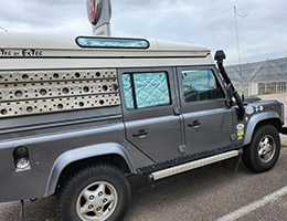 Aménagement Land Rover Defender en véhicule de loisirs