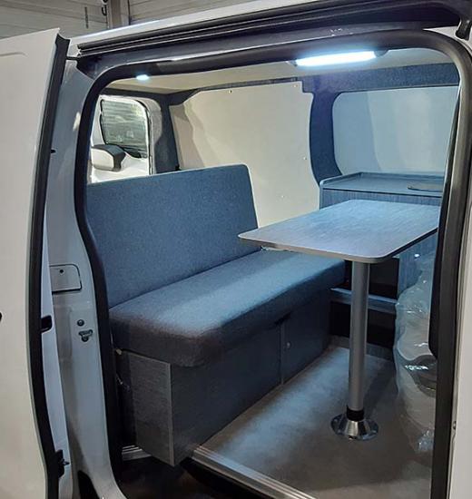 Aménagement salon Citroën Jumpy