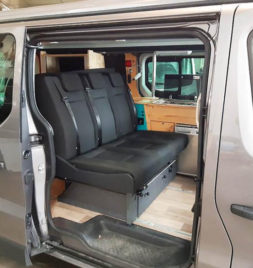 Banquette homologuée Renault Trafic