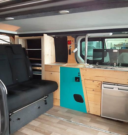 Salon aménagé Renault Trafic