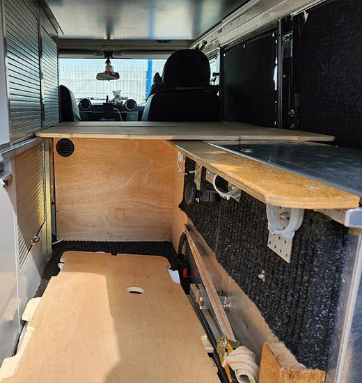 Aménagement Land Rover Defender Toit relevable